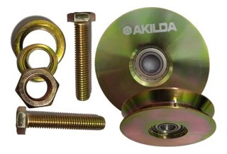 Rueda al piso para portón